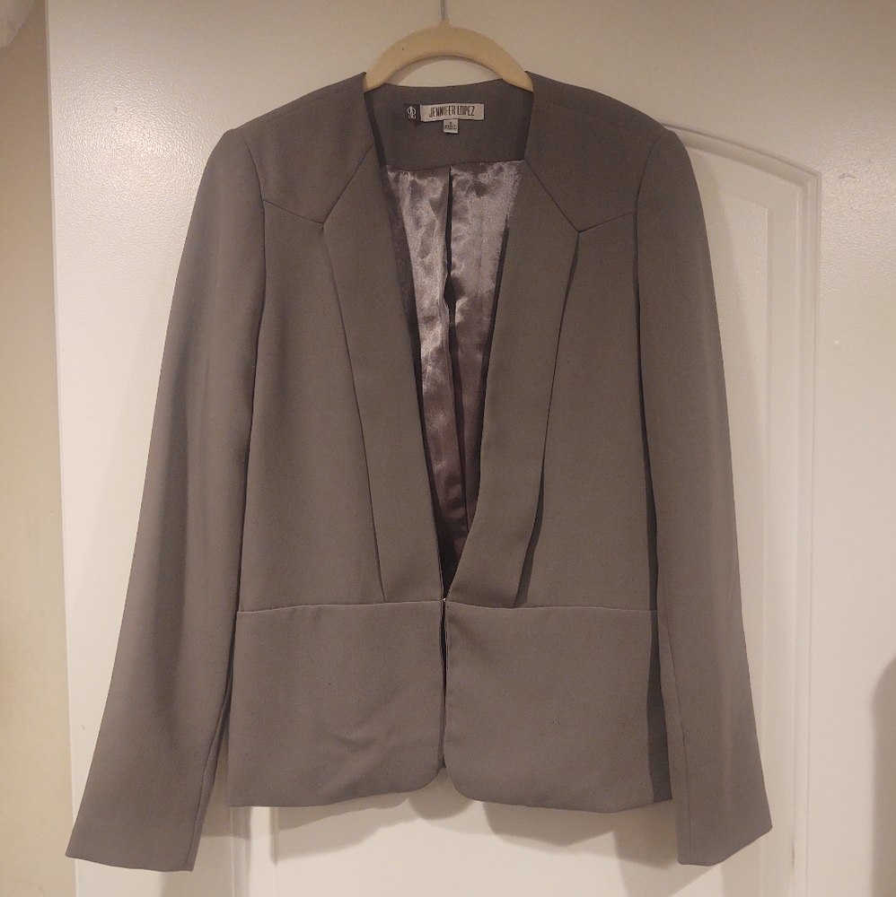 Jennifer Lopez Light Grey Blazer S